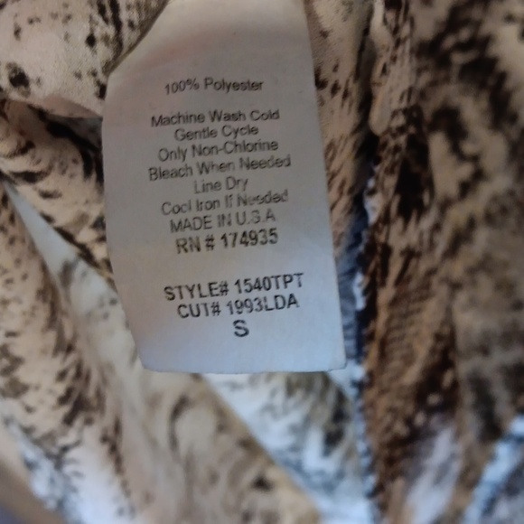 Allison Joy Mia Cami S NWT snake print - Picture 8 of 8